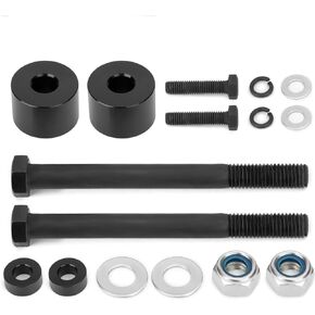 Dynofit Differential Drop Kit for 2005-2022 Tacoma 4WD, 2003-2019 4Runner 4WD, CNC Machined T6 Aircraft Billet Aluminum Diff Drop with Skid Plate Drop Spacer Fit 2005-2015 Fj Cruiser 4WD (Black)