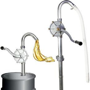 CARLKEMIAN 55 Gallon Drum Pump, Barrel Pump for engine oil, diesel fuel, gasoline, kerosene, water, Hand Pump for 55 Gallon Drum, 50, 5, 15, 30 gal Drum