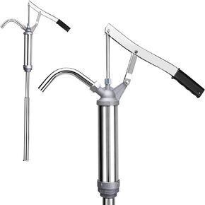 55 gallon Drum Pump 5 to 55 Gallon Barrel Pump, Lever Action Chemical Pump/Hand Drum Pump/Manual Oil Drum Pump/Water Drum Pump, Aluminum Barrel Transfer Pump