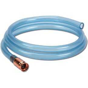 Performance Tool W54154 Food-Grade 3.5 GPM Liquid Transfer Shaker Siphon Tube Hose, Clear Blue, 6-foot Tube