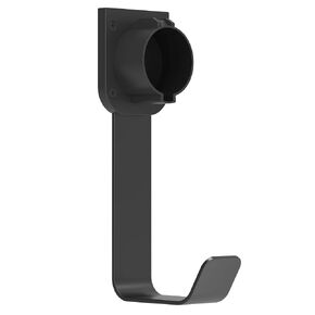ENERLITES EV Charger Holder Wall-Mount, EV Charging Cable Holder, EV Connector Nozzle Holster Dock for SAE J1772 Connector J-Plug, Heavy-Duty Steel Hook, Outdoor/Indoor, 25353