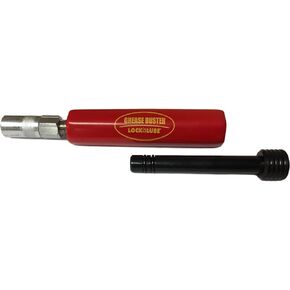 The Original Grease Buster®. Made in the USA! Cleans and flushes out old dried grease from fittings, pins, shafts, bushings, and joints. Uses penetrating fluid and hydraulic pressure.