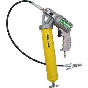 LockNLube 2-in-1 Pneumatic Grease Gun with Single Shot & Continuous Modes
