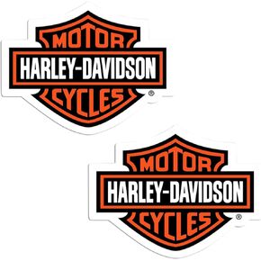 Chroma 99185 Harley Davidson Bar and Shield Decal (2pc.)