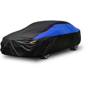 SUV Car Cover for Automobiles All Weather Waterproof, Universal Fit Kia Soul, Honda HRV/Element, Subaru CrossTrek, Hyundai Kona, Ford EcoSport, Jeep Renegade, Mazda CX-30 etc.