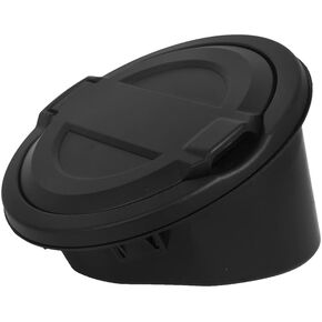 Fuel Filler Door Locking Gas Tank Cap Cover Compatible with Jeep Wrangler 2018-2023 JL & Unlimited Gas Tank Cap Aluminum Fuel Filler Door Cover