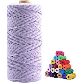 jijAcraft Butchers Twine 328 Feet, 2mm Cotton Twine String, Food Safe Kitchen Cooking Bakers Twine String for Meat Trussing, White Cotton String for Turkey Sausage Butcher Food Prep