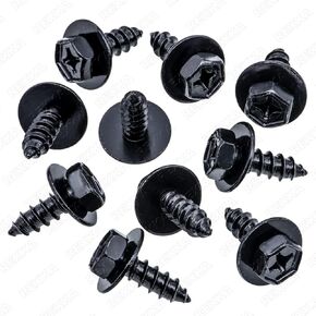 Rexka 30pcs Bumper Cover Splash Shield Mud Guard Screw Bolt for Toyota Lexus 90159-60498 RAV4 Avalon Camry Highlander Prius ES300h GS350
