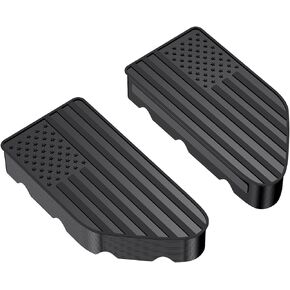 Bed Rail Stake Pocket for GMC Chevy Silverado/GMC Sierra 2500/3500HD(2020 2021 2022 2023 2024), Chevy Silverado/GMC Sierra 1500(2019-2024), Truck Rear Caps Bed Rail Holes Covers (2PCS)