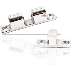 MARINE CITY Stainless Steel Polished Gloss Finish Strong and Sturdy Double Spring Ball Boat Easy Access Door Stud Catch (7/16 Inches × 1-15/16 Inches) for Cabinet Doors – Cupboards (Pack of 1)