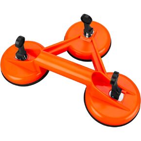 Performance Tool W1006 4-1/2" Triple Head Car Dent Puller Dent Remover Tool Dent Removal Kit for Car Suction Cup Dent Puller and Dent Repair Kit Handle Lifter for Cars Body,Glass,Screen,Tiles Lifting
