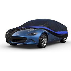 Car Cover for Coupe Sports Car Waterproof All Weather, Universal Fit Mazda Miata/MX-5, Toyota MR2, BMW Z3, Honda S2000, Saturn Sky, Volkswagen Cabrio, Mercedes-Benz SLK-Class etc.