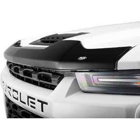 Auto Ventshade [AVS] Aeroskin Hood Protector | Fits 2020 - 2024 Chevrolet Silverado 2500 HD/3500 HD, Low Profile/Flush - Matte Black | 377187