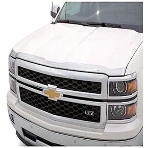 Auto Ventshade [AVS] Aeroskin Hood Protector | 2015 - 2022 Chevrolet Colorado, 2017 - 2022 Colorado ZR2, Low Profile/Flush - Chrome | 622113 in Kuwait