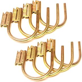 (Pack of 8) E Track 5" Finger J Hook Loop - Cargo Management