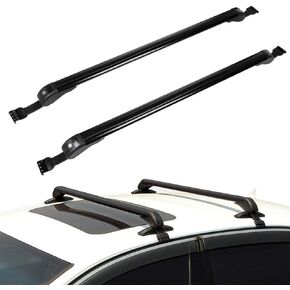 FINDAUTO Universal 48" Roof Rack Cross Bars Aluminum Roof Rail Crossbars Luggage Rack for Most Car Vehicles SUV,Max Load 150LBS,Silver