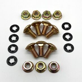 Region Offroad Gas Tank Skid Plate Bolts Grade 8 Compatible with Jeep Wrangler TJ 97-06