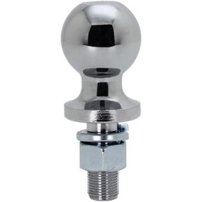 Quick Products QP-HB3004S 1-7/8" Chrome Hitch Ball - 1" Diameter x 2-1/8" Long Shank - 2,000 lbs.