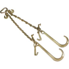labwork G70 Truck V-Chain Bridle 5/16 3/8 2ft 3ft Long with 15 14 8 Hooks
