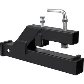 مشبك Garvee على وصلة المقطورة، محول تثبيت كروي 2 بوصة، جهاز استقبال وصلة الجر متوافق مع دلو جرار Deere Bobcat، قطعة واحدة من وصلة الجرافة، ترقية جديدة، أسود in Kuwait