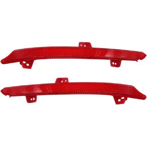 Rear Bumper Reflector Light Tail Lamp Case Left and Right Compatible with Accord 2018-2022 33555TVAA01 HO1184113 33505TVAA01 HO1185113