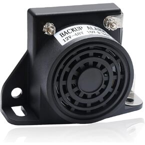 Backup Alarm for trucks 12V-48V 107±3DB,Waterproof Reversing Truck Backup Alarm with Super Loud Beeper Tone for commercial trucks Industrial Heavy Construction Vehicles
