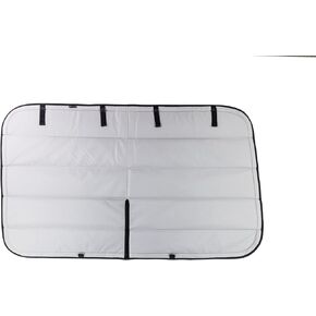 VanEssential Insulated Blackout Front Windshield Window Cover Designed for Ford Transit Van Medium and High Roof Year 2015 to Current - Charcoal Gray