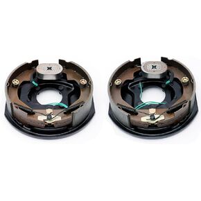 Pair Left & Right Electric Trailer Brake Assembly 10" x 2.25",Rated up to 3,500 LBS to 4,000 LBS Axle,10" X 2-1/4" Brake Assembly