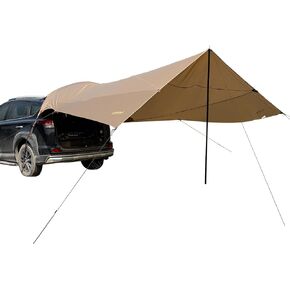 Tailgate Tent,Tailgate Awning, Car Awning Sun Shelter Waterproof 3000MM UPF 50+, for Outdoor Camping, SUV, Truck Van Camper Trailer