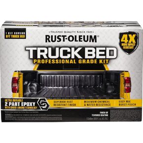 مجموعة بطانة سرير الشاحنة الاحترافية من Rust-Oleum 323529، باللون الأسود in Kuwait