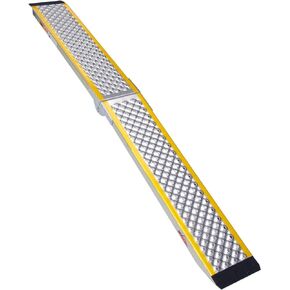 Ruedamann 78.7" L × 8.5" W Car Ramps, 600 lbs Capacity Foldable Aluminum Loading Ramp, ATV UTV Portable Ramp for Motorcycle, Truck, Dirt Bikes, Quads, Lawn Mowers, Snow Blowers etc., 1 PC