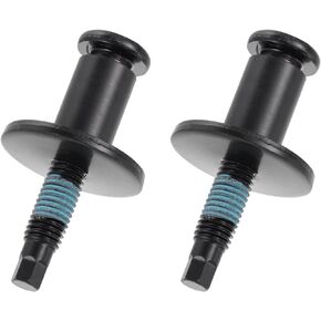 Hihaha 1L3Z99404A42AA / Rear/Tailgate Striker Latch Lock Bolt Kit for Ford F150 1997-2014 for Ford F250 Super Duty 1999-2016 / Tailgate Striker Lock Bolt Screw/Metal / 2 Pcs/Black