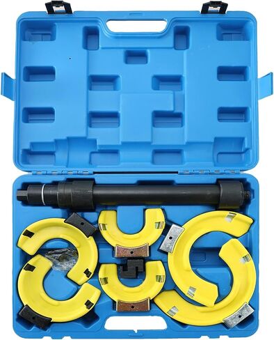 Interchangeable Fork Strut Macpherson Spring Compressor Kit Universal Coil Extractor Tool Set in Saudi Arabia
