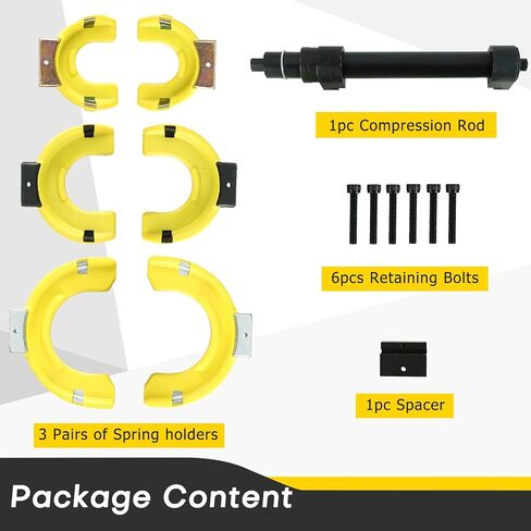 Interchangeable Fork Strut Macpherson Spring Compressor Kit Universal Coil Extractor Tool Set in Saudi Arabia