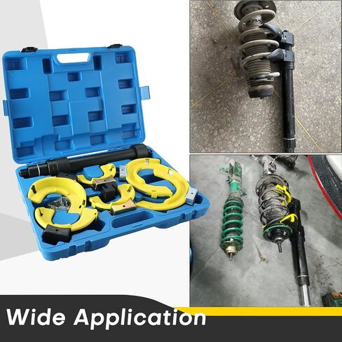 Interchangeable Fork Strut Macpherson Spring Compressor Kit Universal Coil Extractor Tool Set in Saudi Arabia