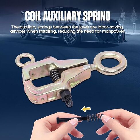 RALBIL مشبك سحب الجسم التلقائي، 5 طن ثنائي الاتجاه (علوي ومستقيم) مقابض جسم تلقائية مشبك سحب ذاتي الشد، ساحب إطار جسم السيارة مضاد للتآكل لإصلاح إطار جسم السيارة in Kuwait