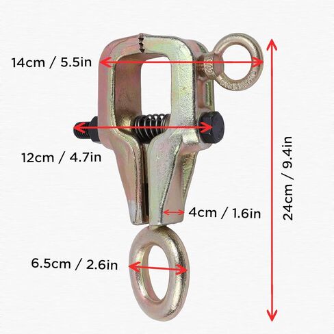 RALBIL مشبك سحب الجسم التلقائي، 5 طن ثنائي الاتجاه (علوي ومستقيم) مقابض جسم تلقائية مشبك سحب ذاتي الشد، ساحب إطار جسم السيارة مضاد للتآكل لإصلاح إطار جسم السيارة in Kuwait