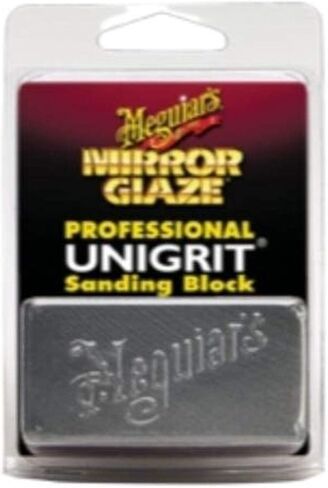 Meguiar's K2000 Mirror Glaze 2000 Grit Unigrit Sanding Block - 1 Block, Factory in Kuwait