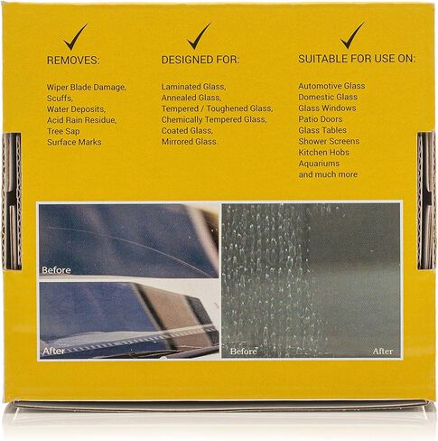 Glass Polish 21005 DIY Windshield Polishing Kit for Electric Drills - Restore Clarity to Windshields and Auto Glass Surfaces in Saudi Arabia