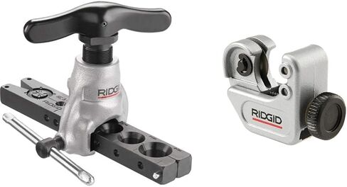 RIDGID 41162 377 أداة إحراق الأنابيب الدقيقة غير السقاطة، أداة إحراق لمشاعل SAE بزاوية 37 درجة in Kuwait