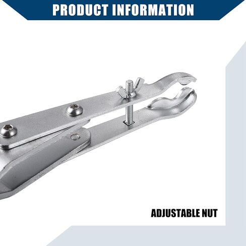 أداة ضاغط زنبركي لصمام المحرك مقاس 8 بوصات من Hihaha/أداة إزالة زنبرك الصمام/متينة/معدنية/قطعة واحدة/لون فضي in Kuwait