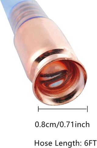 Wadoy Gas Siphon Hose Pump, Shaker Siphon for Gasoline/Fuel/Water Transfer, Safety Self Priming Hose 1/2" Valve in Kuwait