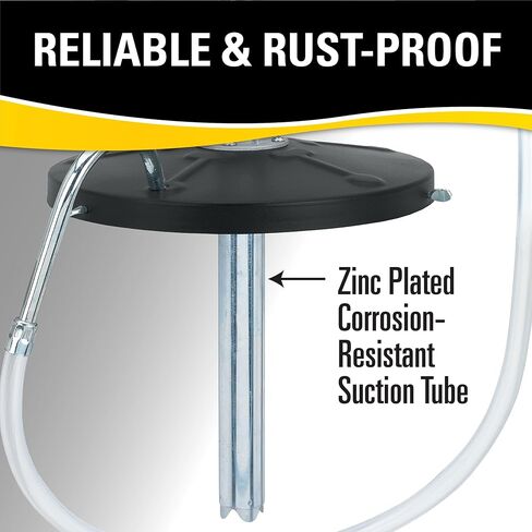 LUMAX Black LX-1300 Lever Bucket 5 Gallon Pails. Smooth, Easy Pumping Action dispenses All Types of Lubricants, Even in The Coldest Weather in Saudi Arabia