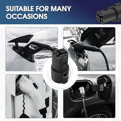 محول شحن J1772 إلى Tesla [فحص الأمان] وقفل شاحن Tesla 80 أمبير / 240 فولت تيار متردد - متوافق مع شاحن SAE J1772 [فقط لأصحاب Tesla] in Kuwait