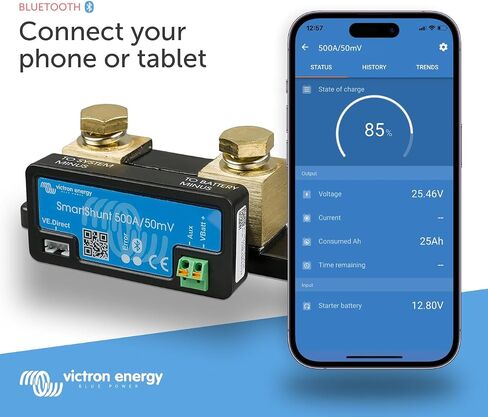 Victron Energy SmartShunt 500 amp Battery Monitor (Bluetooth) in Saudi Arabia