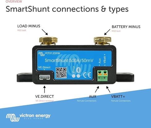 Victron Energy SmartShunt 500 amp Battery Monitor (Bluetooth) in Saudi Arabia