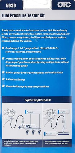 OTC 5605 Deluxe Compression Tester Kit with Carrying Case for Gasoline Engines in Saudi Arabia
