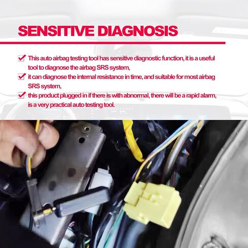 4PCS Car Airbag Bypass Resistor, Universal Airbag Simulator Tester, Fault Finding Maintenance and Repair Tool, Testing Instrument Suitable for Car SUV Truck in Saudi Arabia
