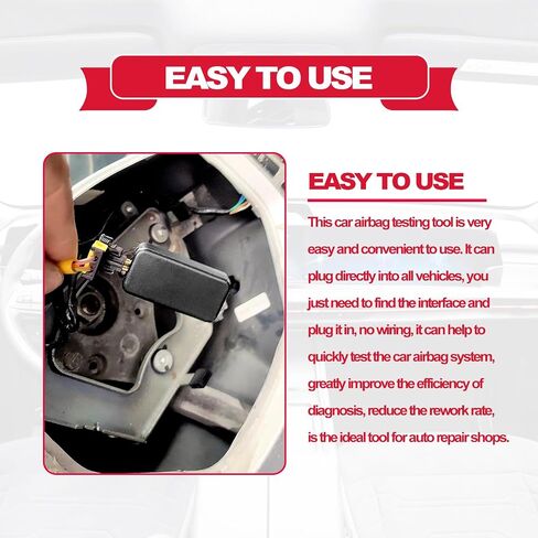 4PCS Car Airbag Bypass Resistor, Universal Airbag Simulator Tester, Fault Finding Maintenance and Repair Tool, Testing Instrument Suitable for Car SUV Truck in Saudi Arabia