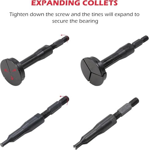 16-Piece Blind Hole Bearing Puller Set - Inner Race and Seal Extractor Kit - Includes Slide Hammer and Inner Bearing Removal Tool in Kuwait
